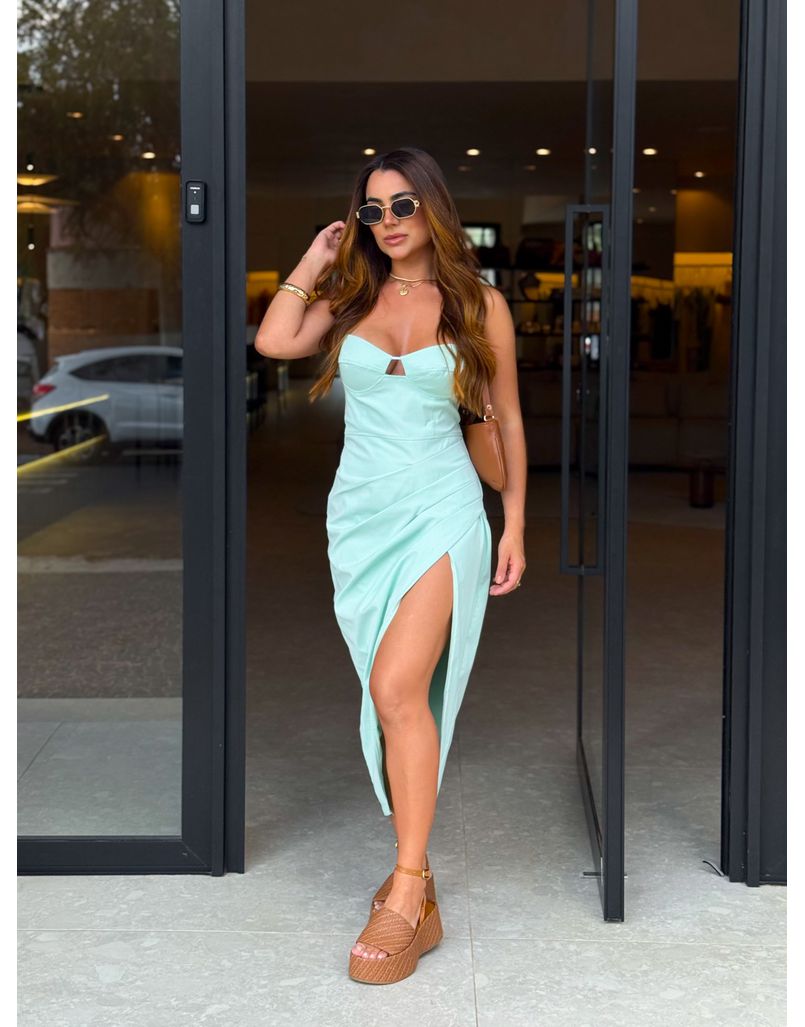 Vestido Midi Angelina Verde