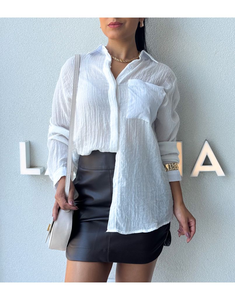 Camisa Viscolinho Aline Branco
