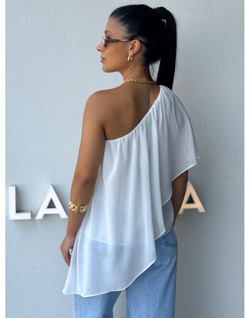 Blusa Ombro Só Kate Branca