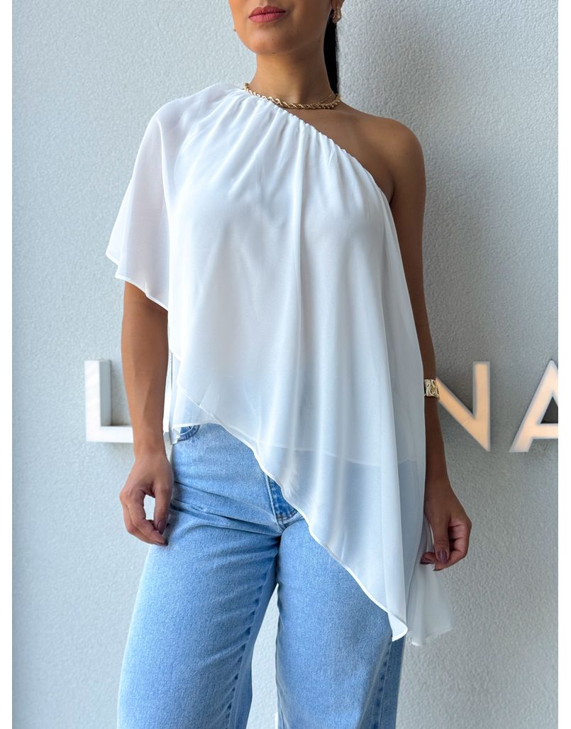 Blusa Ombro Só Kate Branca