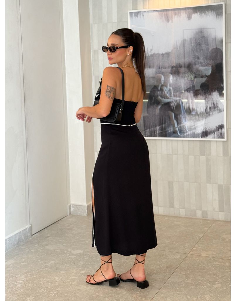 Vestido Midi Karla Preto