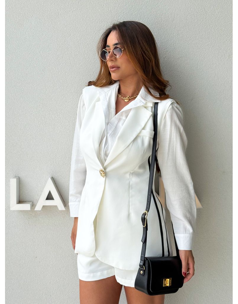 Conjunto Listra Marcelle Branco
