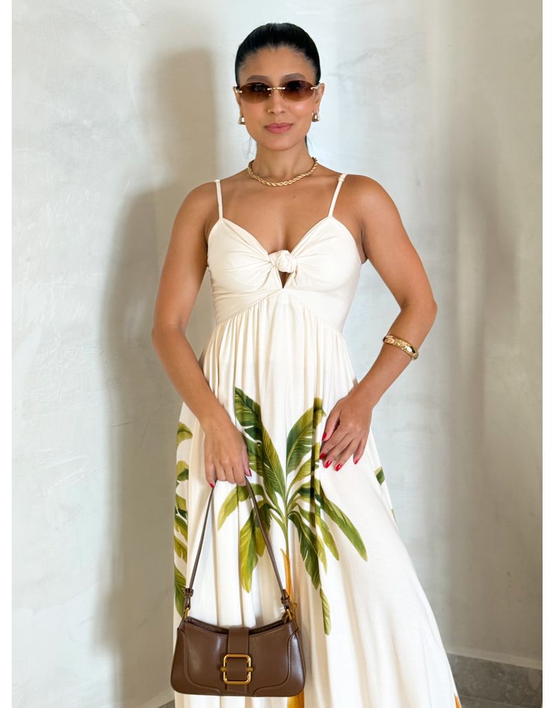 Vestido Estampado Floripa Off