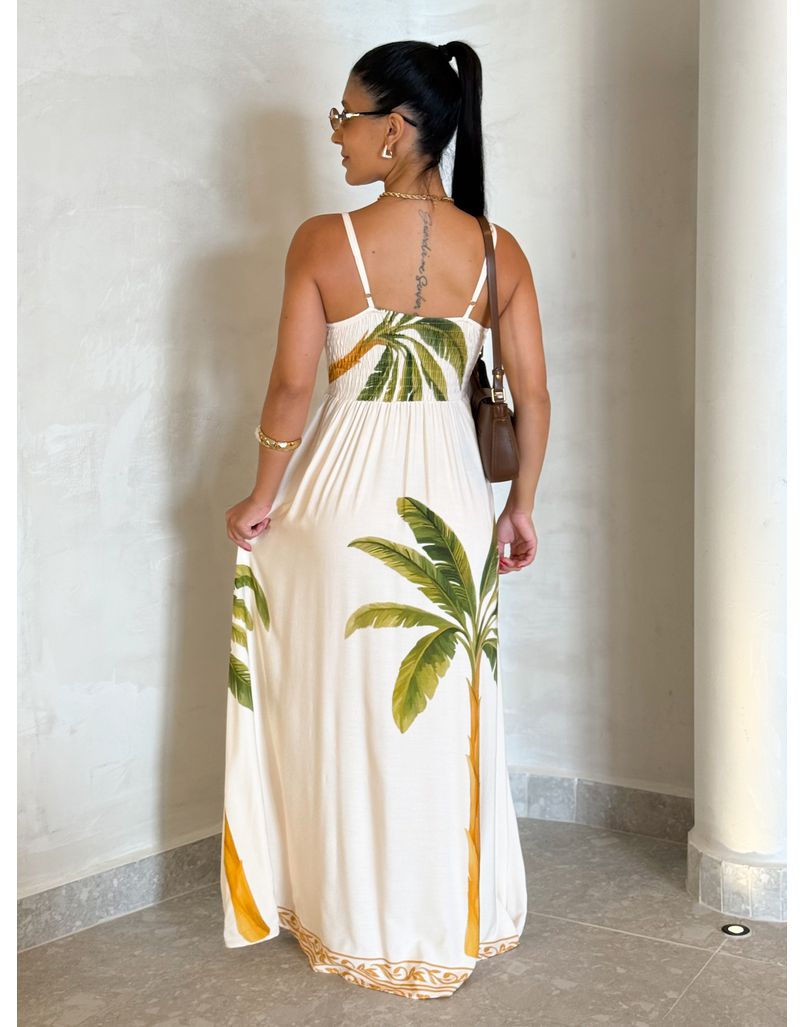 Vestido Estampado Floripa Off