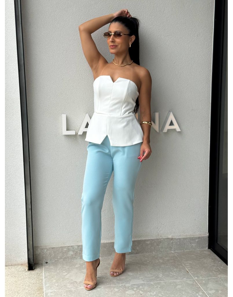 Blusa Alfaiataria Camille Branca