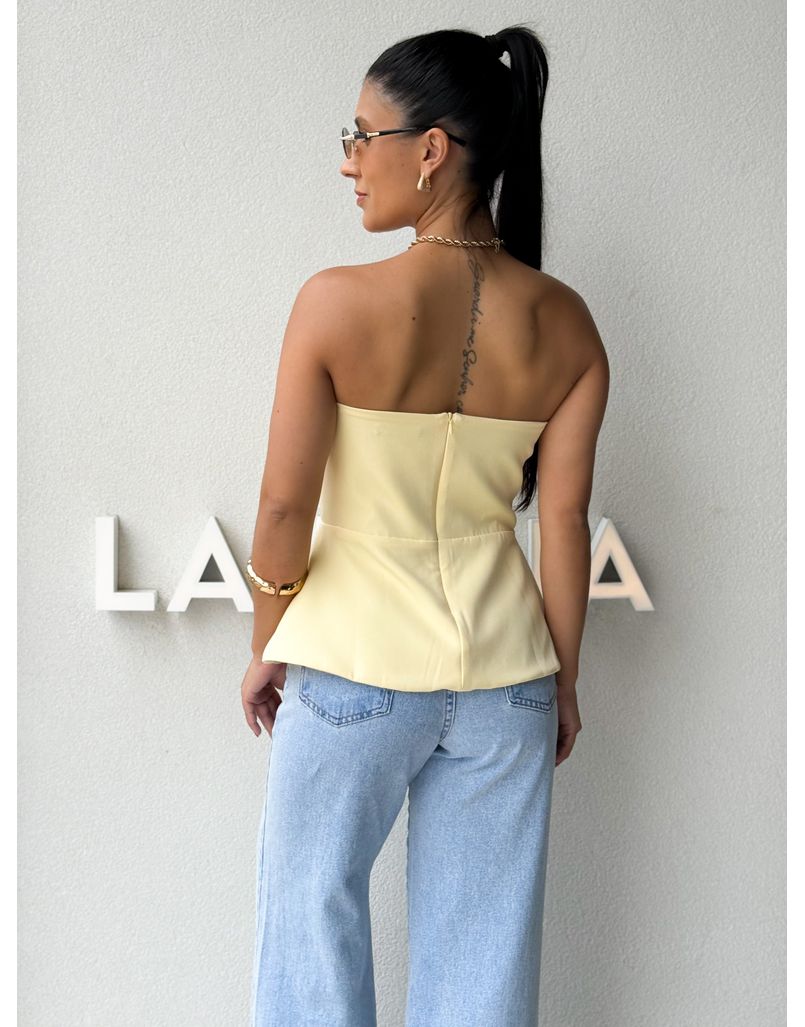 Blusa Alfaiataria Camille Amarela