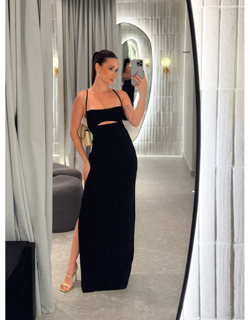 Vestido Longo Irlanda Preto