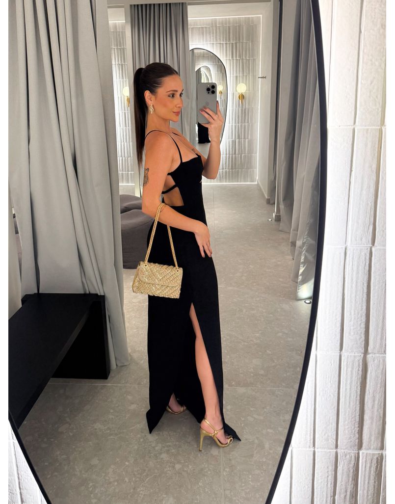 Vestido Longo Irlanda Preto