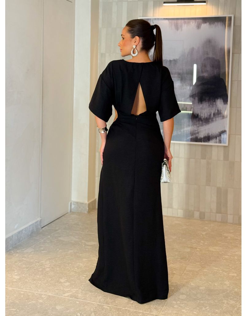 Vestido Manga Tatiane Preto