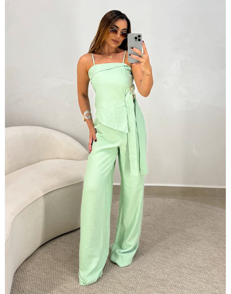 Macacão Fivela Monique Verde