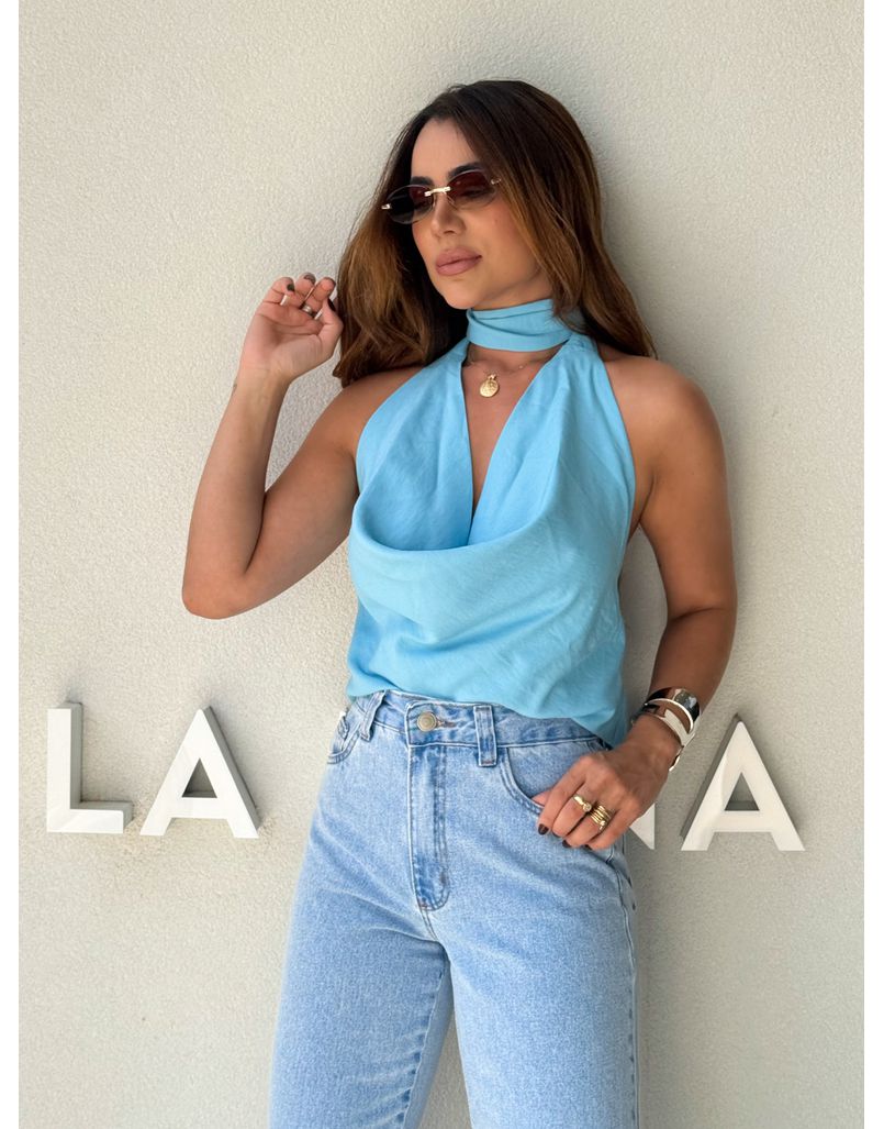 Blusa Elen Azul 