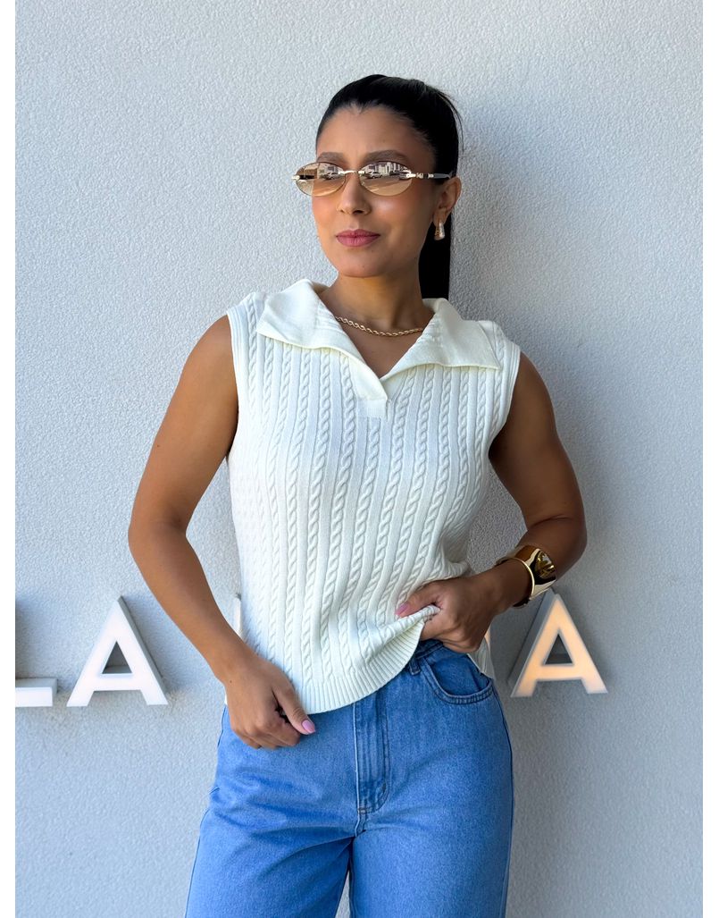 Blusa Gola Polo Pamela Off