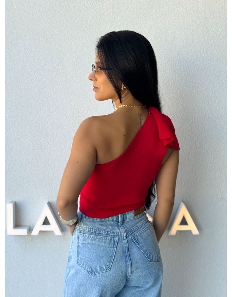 Blusa Ombro Só Mirian Vermelho