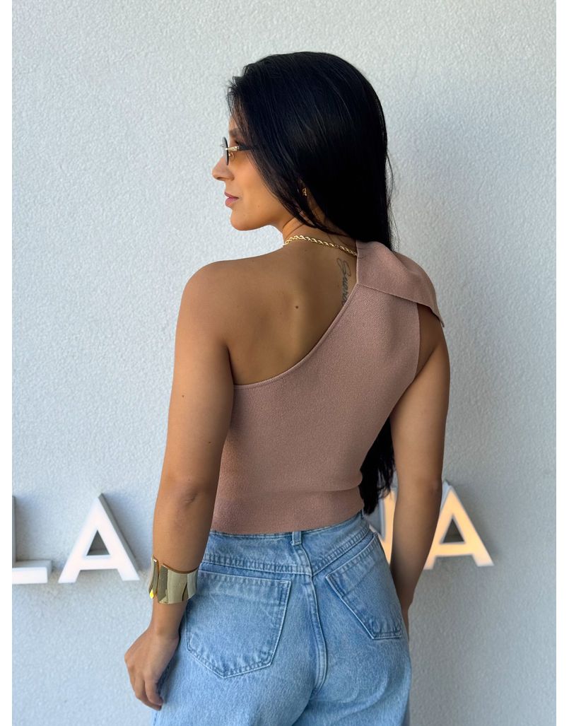 Blusa Ombro Só Mirian Cappuccino