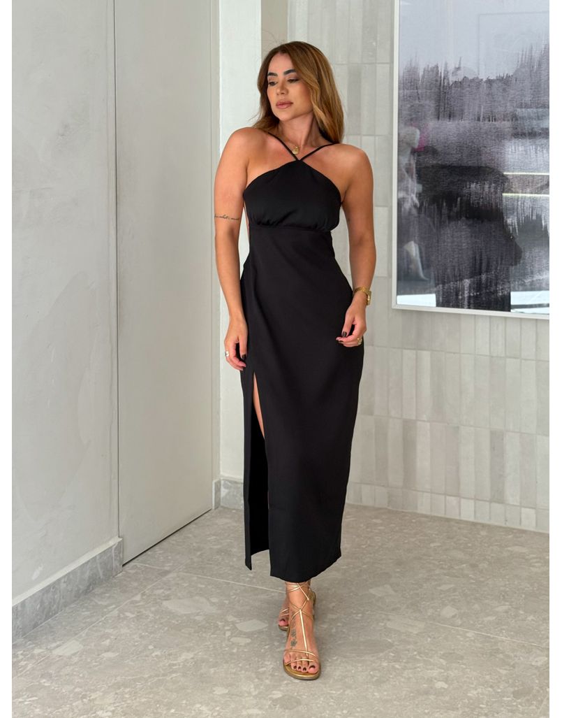 Vestido Midi Carine Preto 