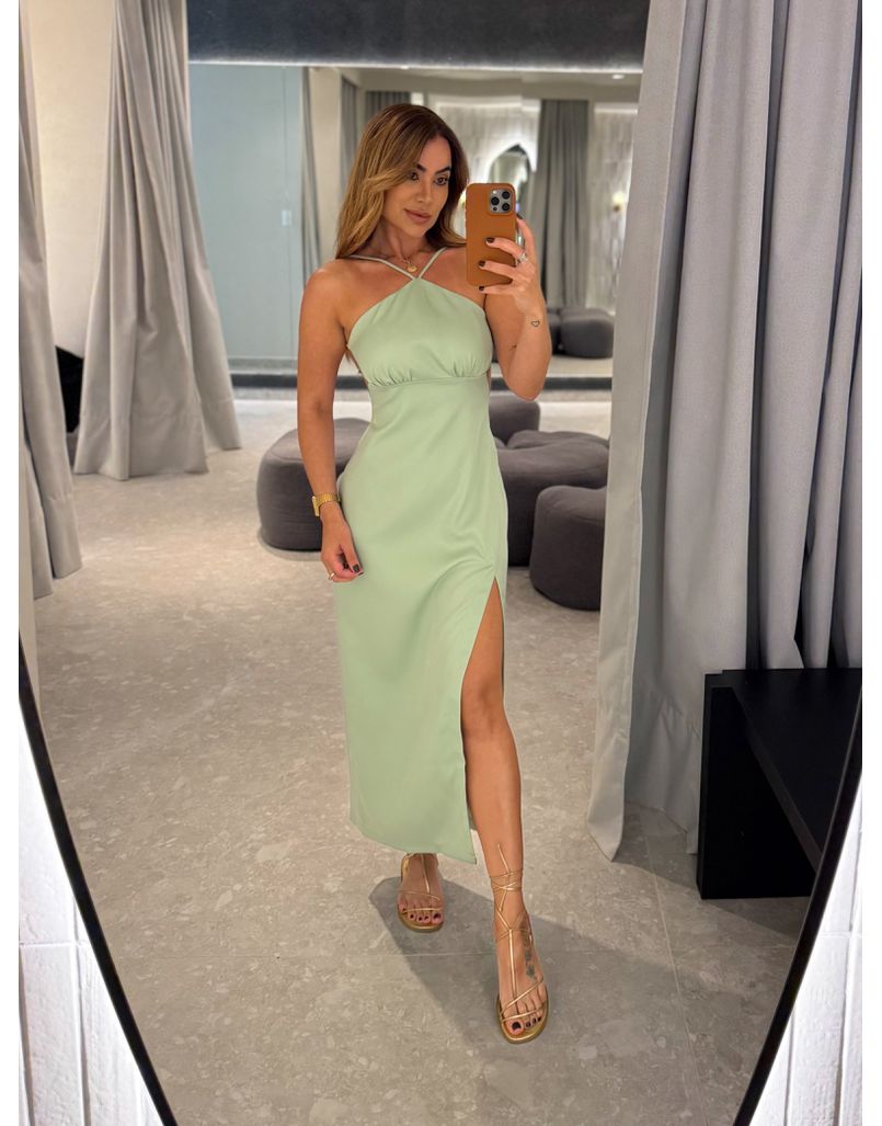 Vestido Midi Carine Verde