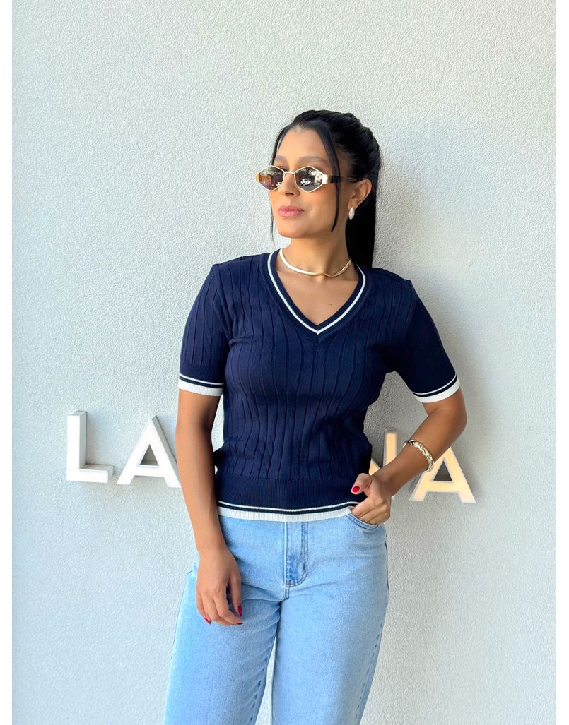 Blusa Tricot Angela Marinho - Loja La Mina 