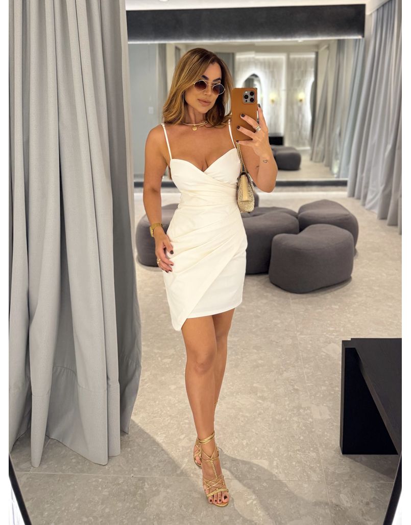 Vestido Assimétrico Beatriz Off