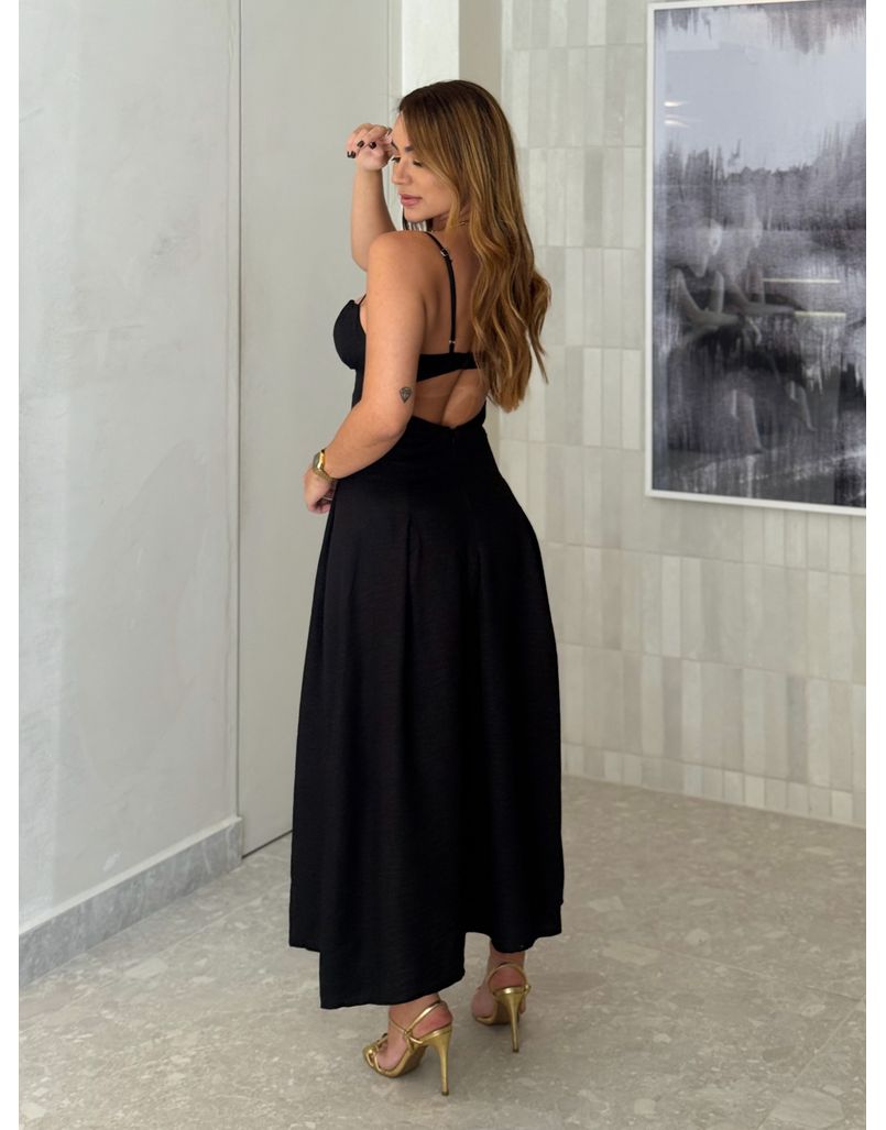 Vestido Midi Katerine Preto