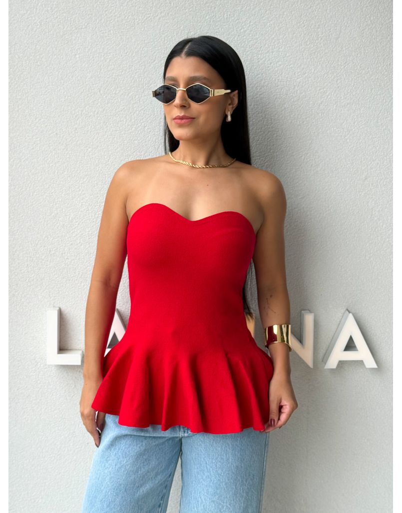 Blusa Tricot Elisa Vermelha