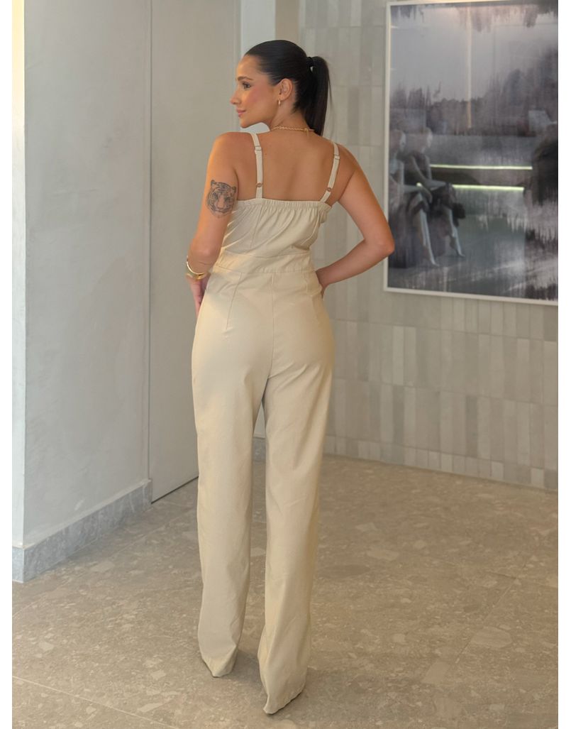 Macacão Listra Marina Areia 