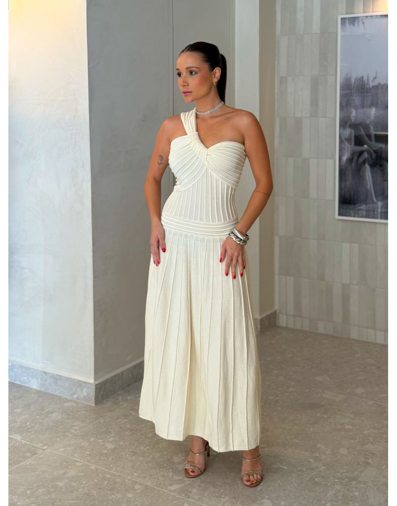 Vestido Tricot Patricia Off - Loja La Mina 