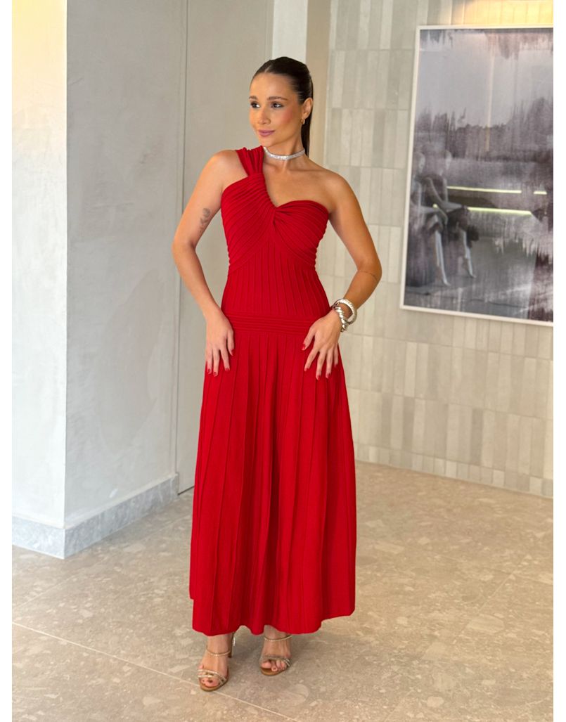 Vestido Tricot Patricia Vermelho