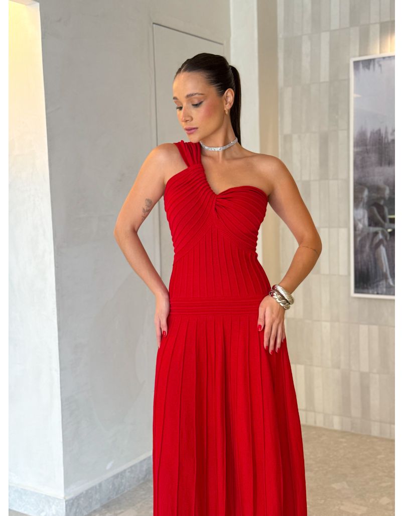 Vestido Tricot Patricia Vermelho