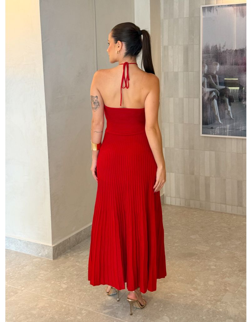 Vestido Tricot Clarisse Vermelho 