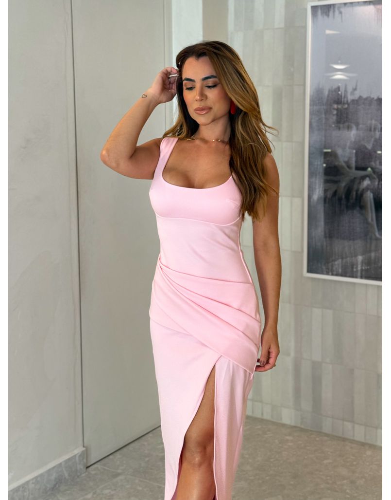 Vestido Midi Ananda Rosa