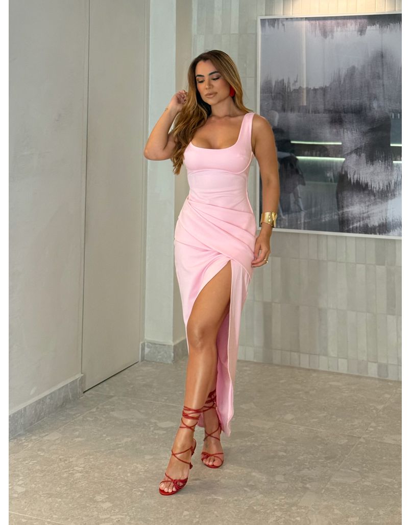 Vestido Midi Ananda Rosa