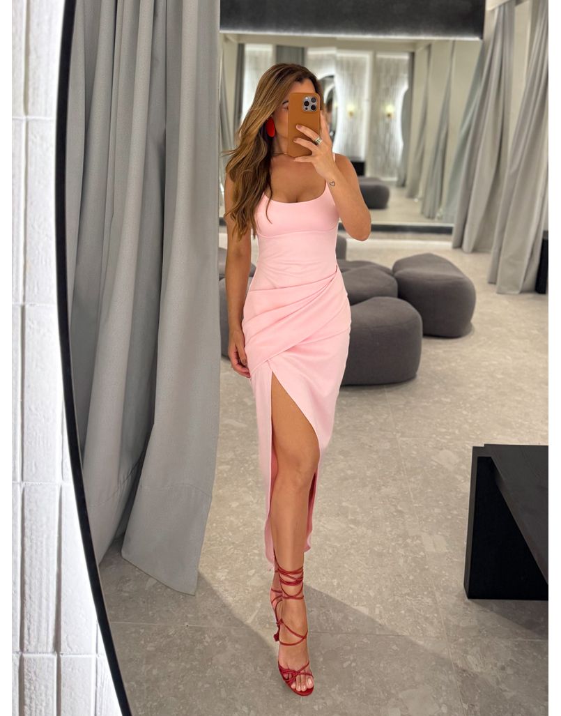 Vestido Midi Ananda Rosa