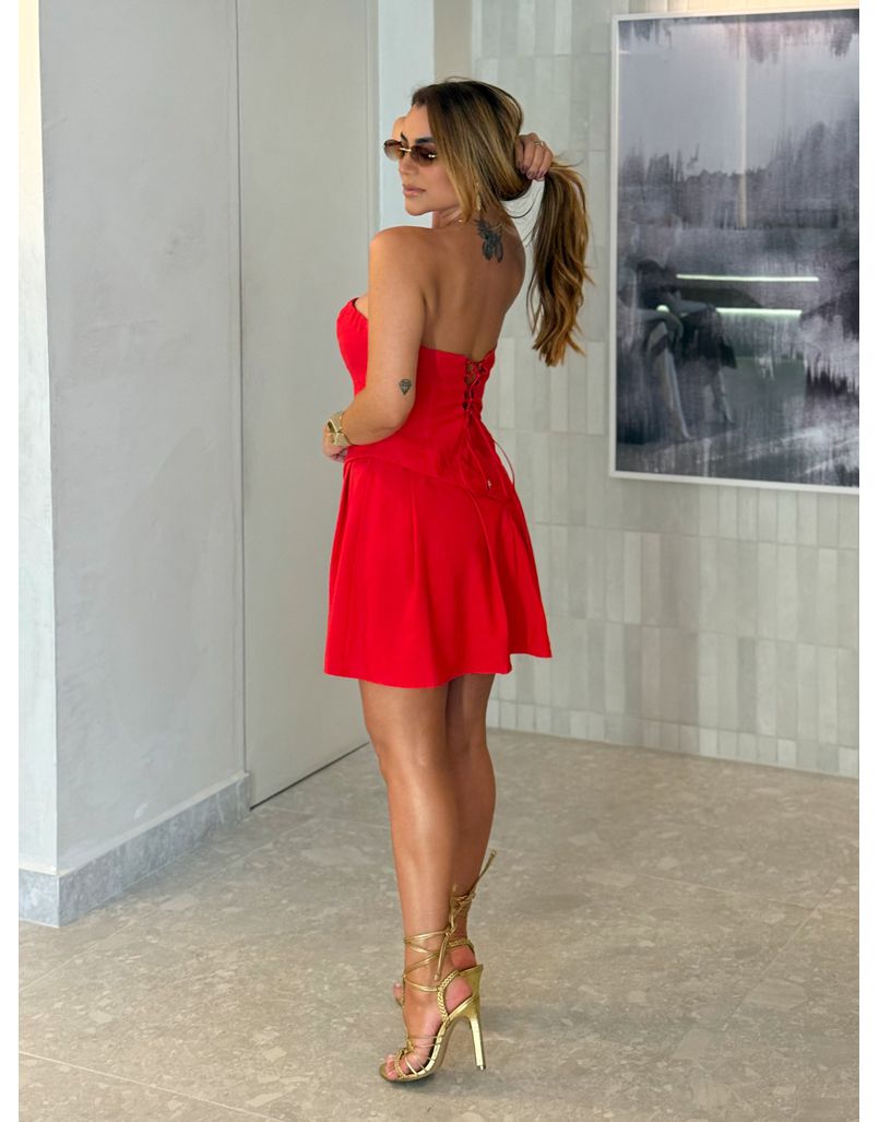 Vestido Tomara que Caia Mali Vermelho