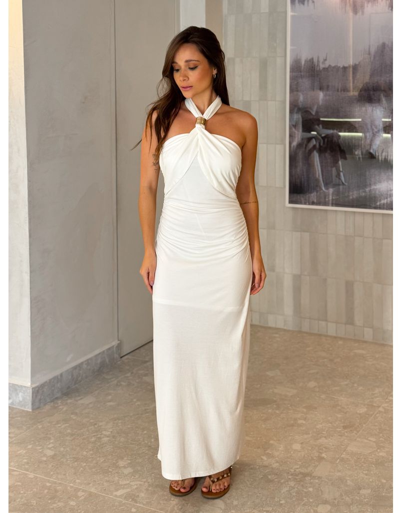 Vestido Midi Natasha Off - Loja La Mina 