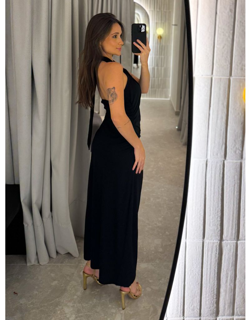 Vestido Midi Natasha Preto
