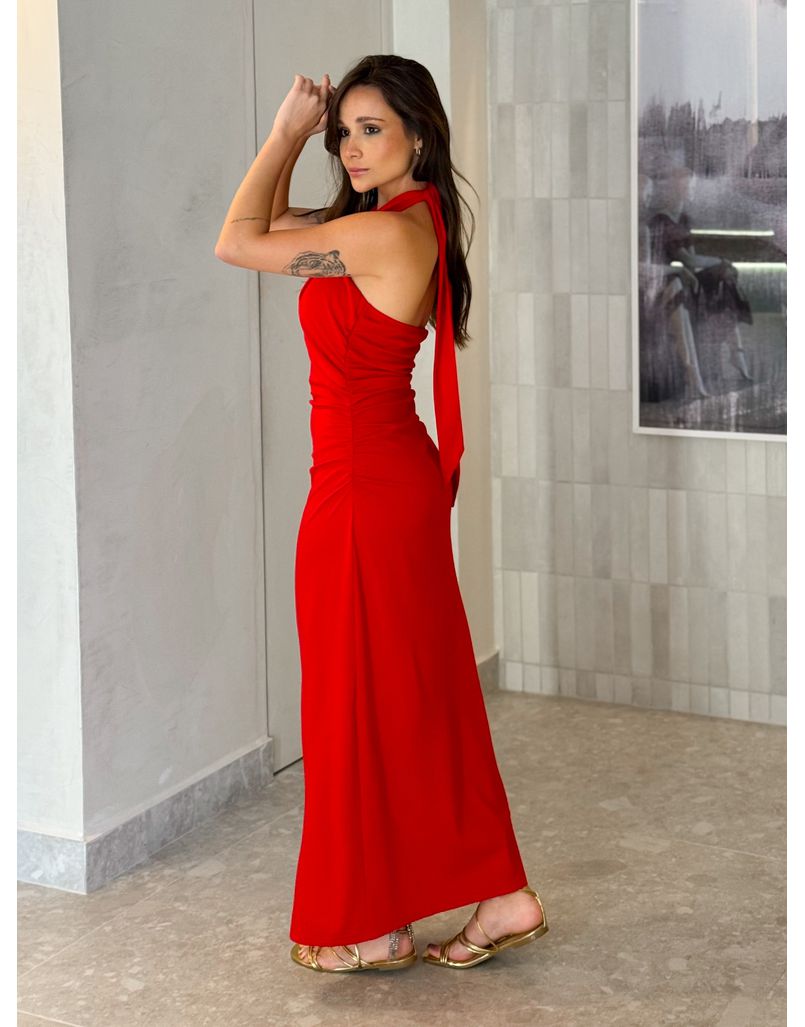 Vestido Midi Natasha Vermelho 