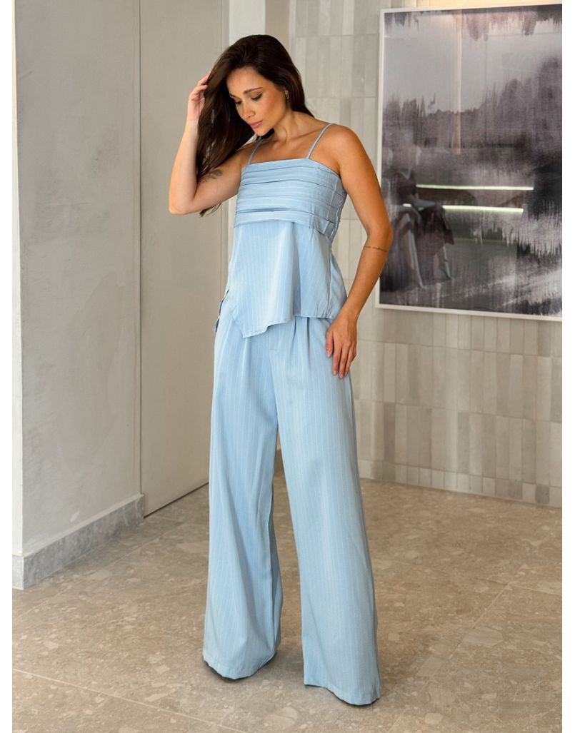 Conjunto Risca de Giz Laisa Azul 