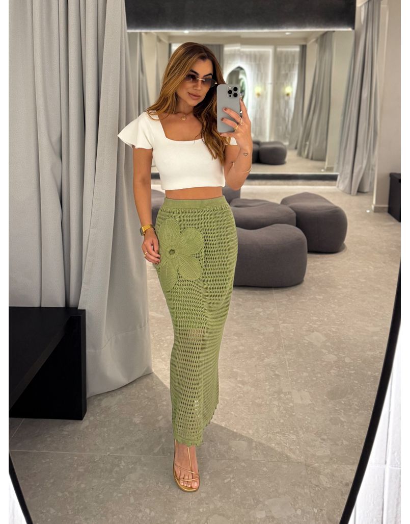 Saia Tricot Aisha Oliva