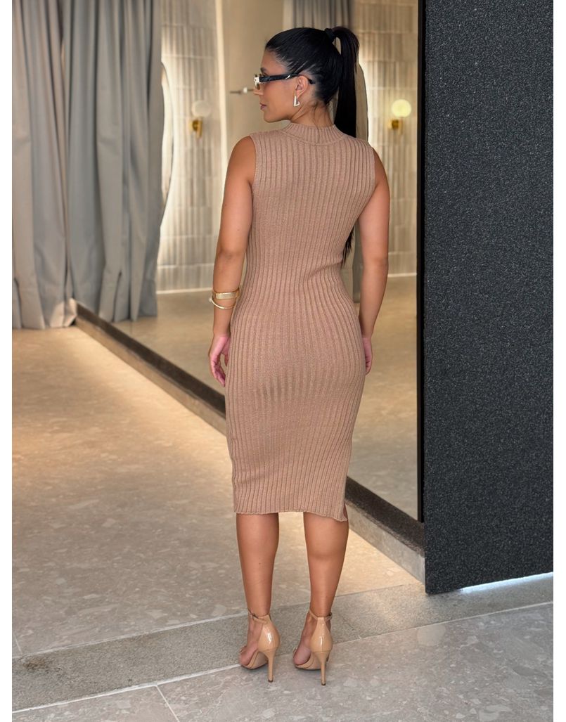 Vestido Tricot Betânia Cappuccino