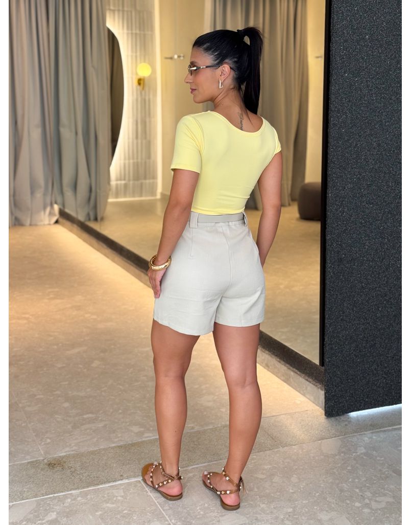 Body Metal Lais Amarelo