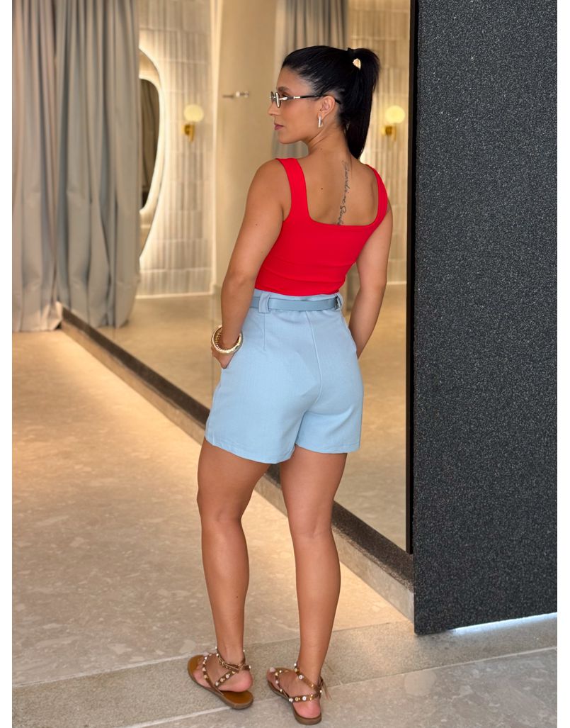 Short Cinto Malu Azul