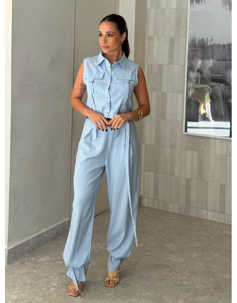 Conjunto Cargo Vanessa Azul