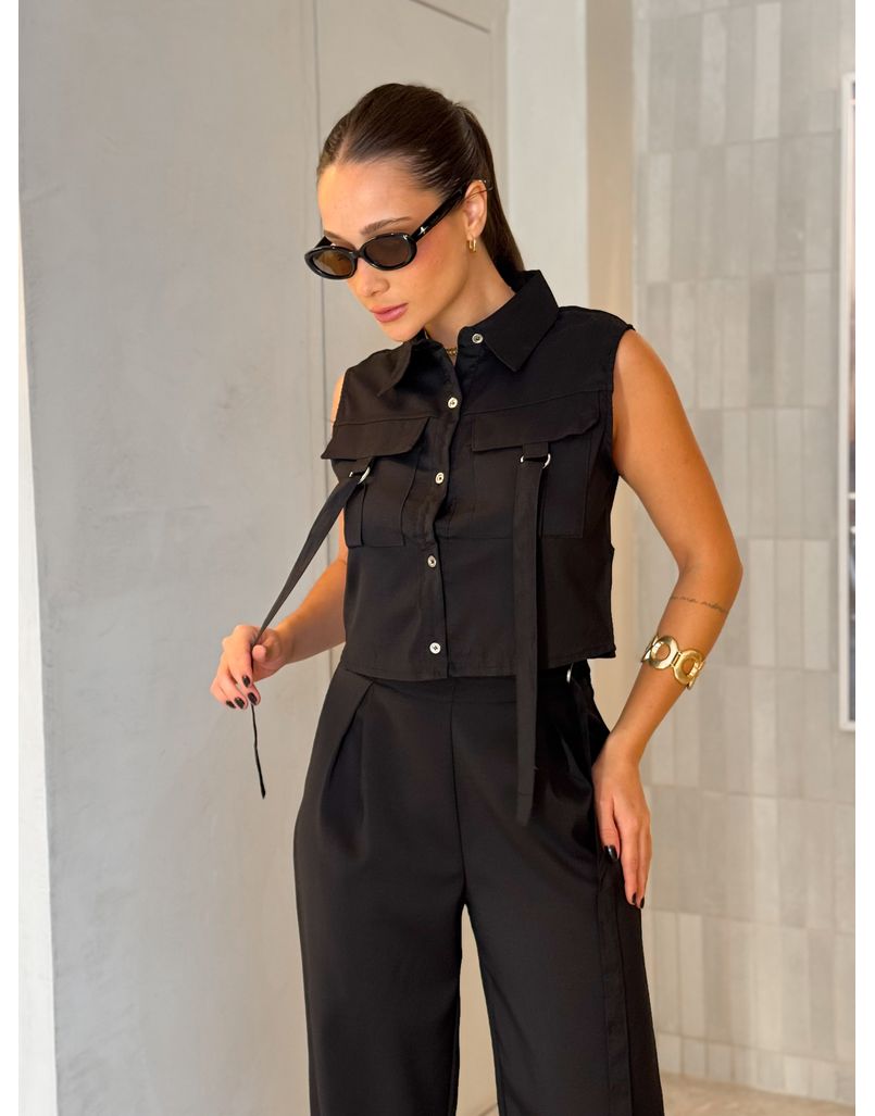 Conjunto Cargo Vanessa Preto