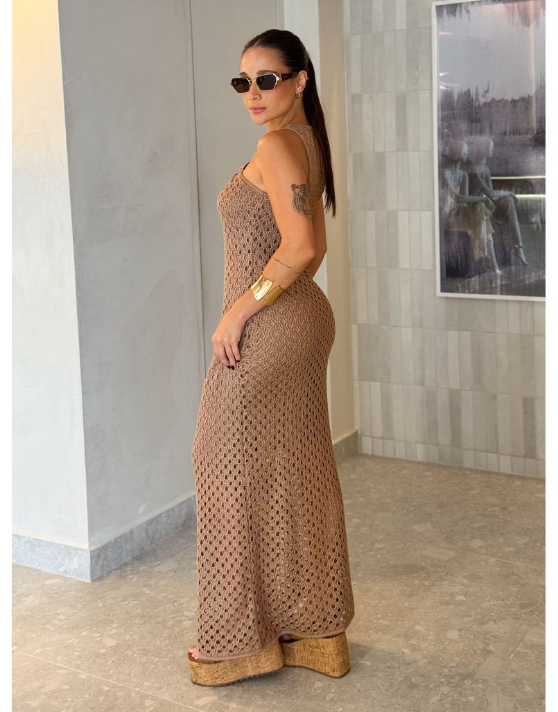 Vestido Tricot Jordana Cappuccino
