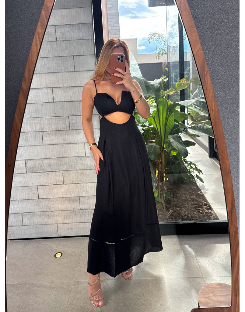 Vestido Midi Maraisa Preto 