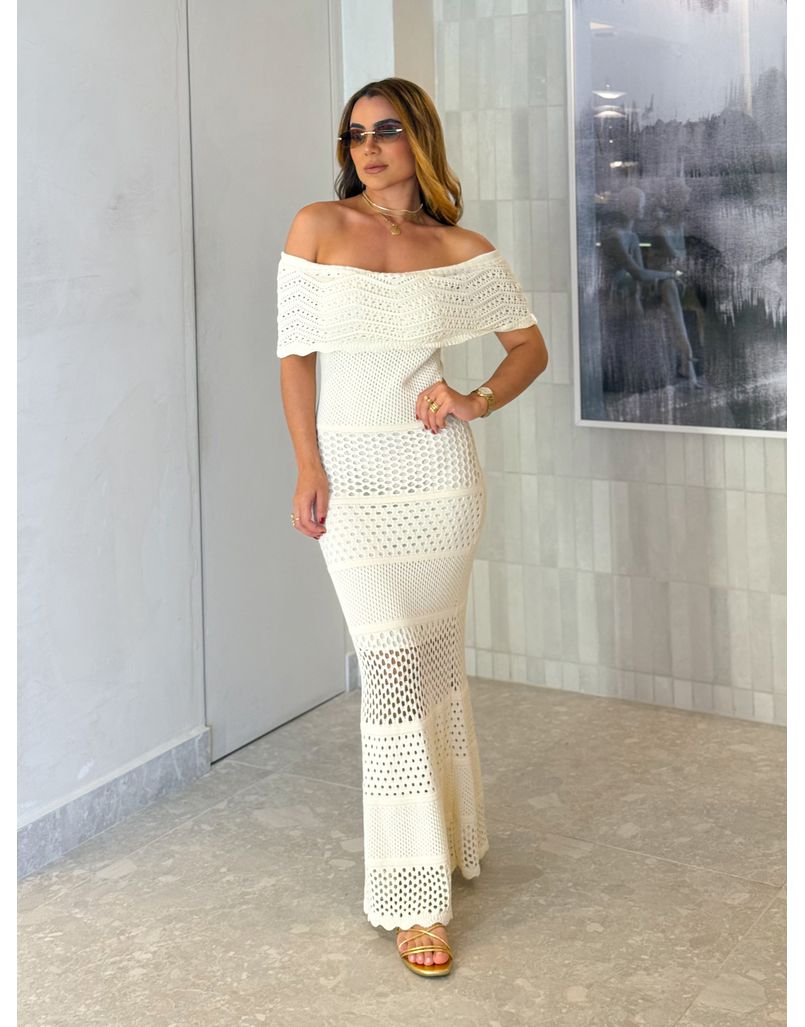 Vestido Tricot Rubiana Off