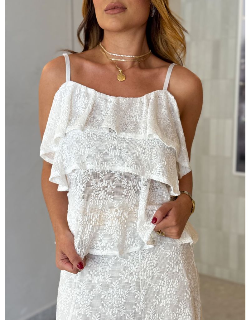 Conjunto Rendado Dara Branco