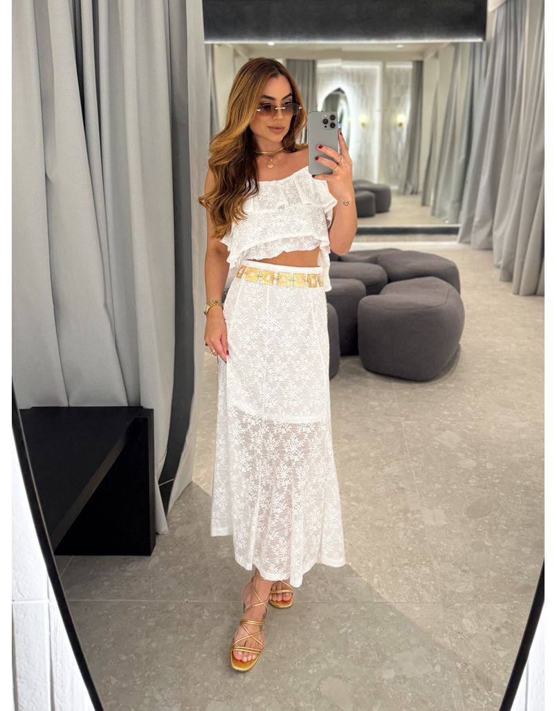 Conjunto Rendado Dara Branco