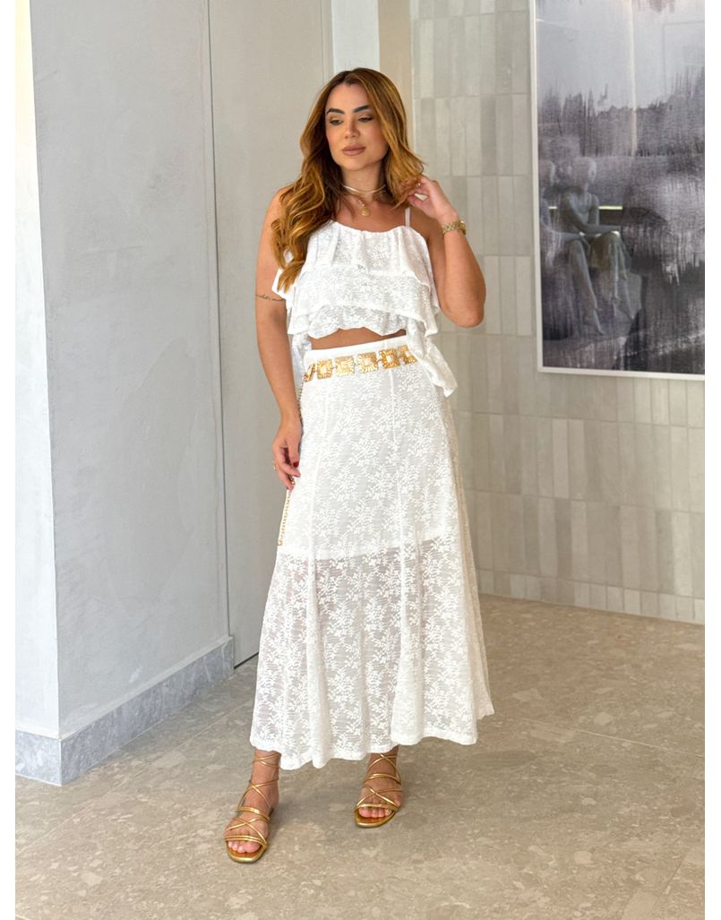 Conjunto Rendado Dara Branco