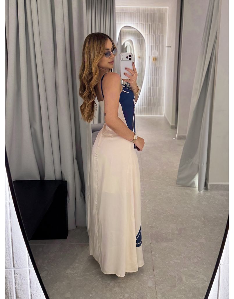 Vestido Longo Estampado Zoe Marinho